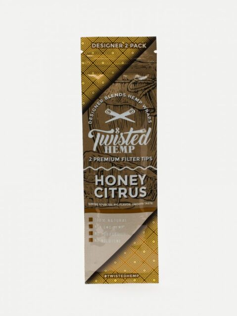 Twisted Hemp Wrap – Honey Citrus